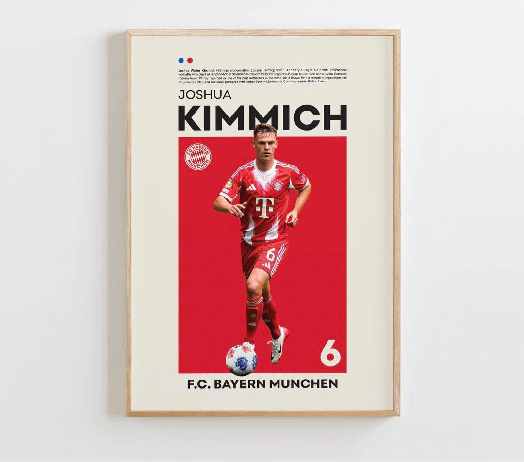 F.C. バイエルン・ミュンヘン　アートポスター A4版　6枚セット