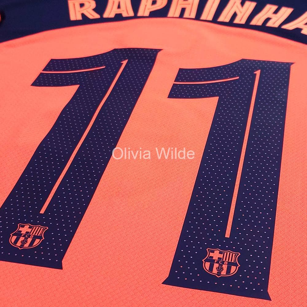 [CL仕様] FCバルセロナ ユニフォーム 25-26 #11 RAPHINHA