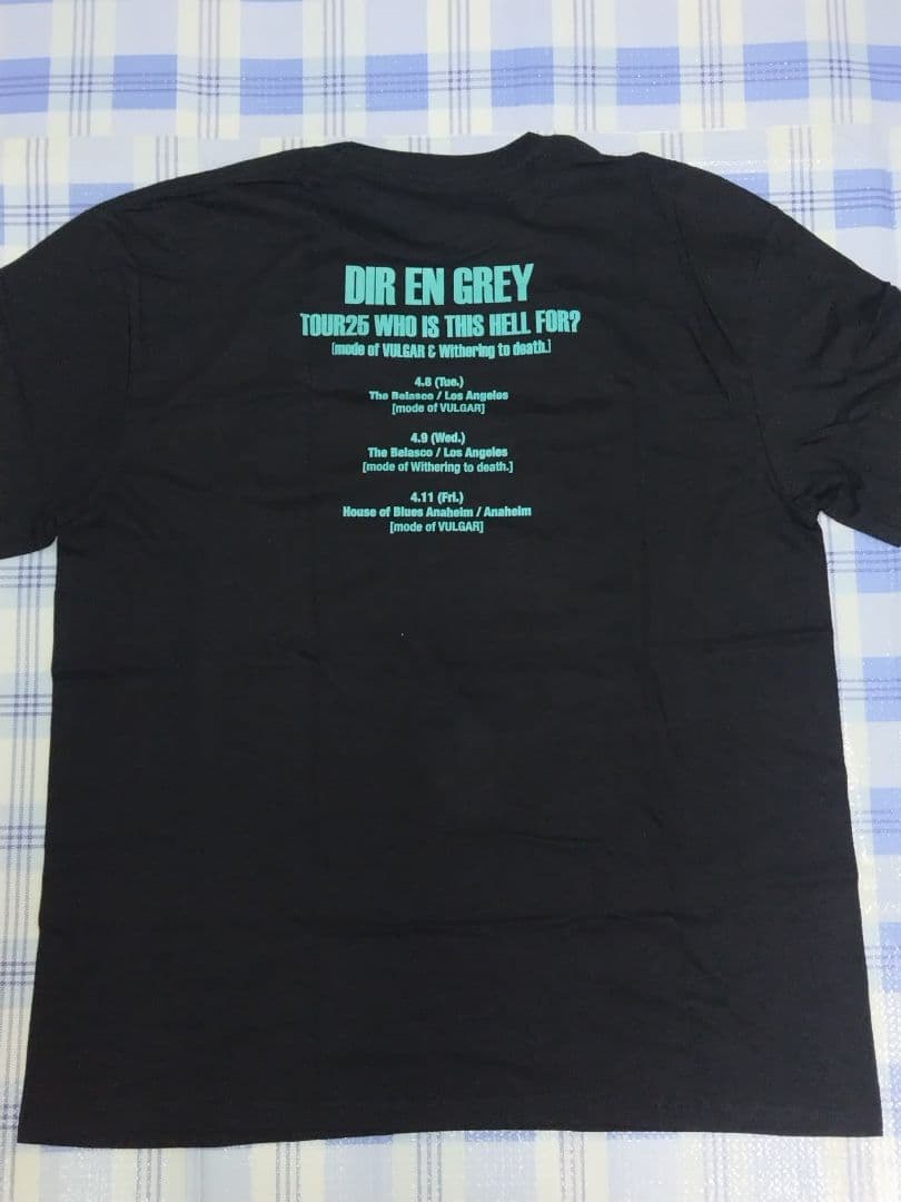 DIR EN GREY 2025 アメリカ限定 ツアーTシャツ 新品 XL