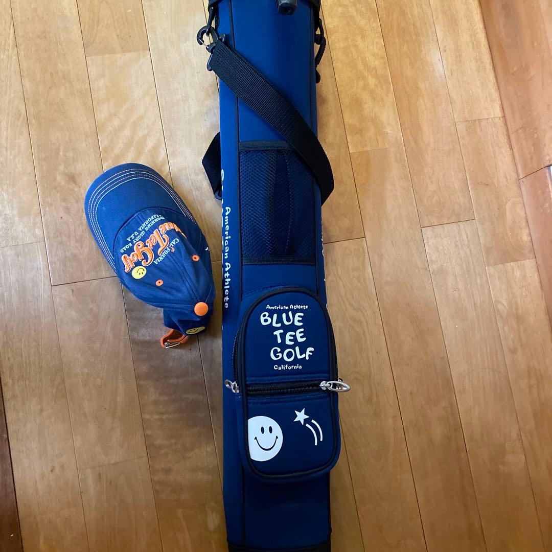 pochi　BLUE TEE GOLF ラウンドバック　キャップセット