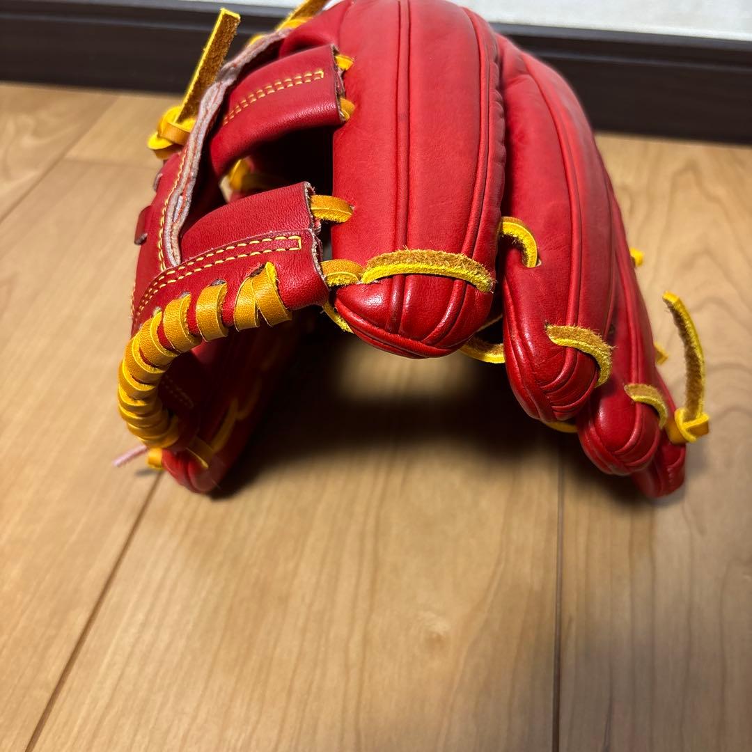 中古 ウィルソンスタッフ 軟式 内野手 全紐交換済