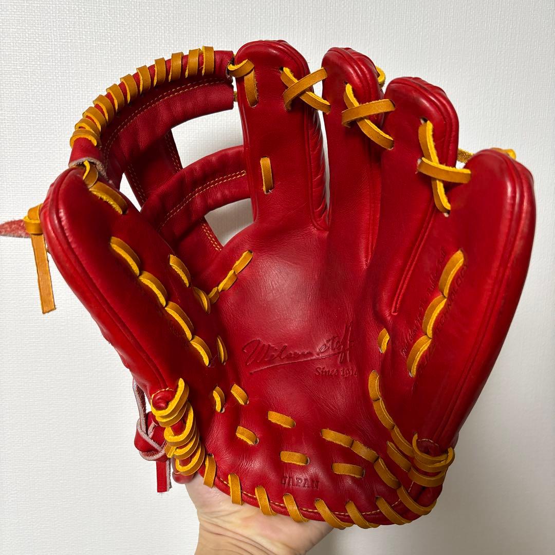 中古 ウィルソンスタッフ 軟式 内野手 全紐交換済