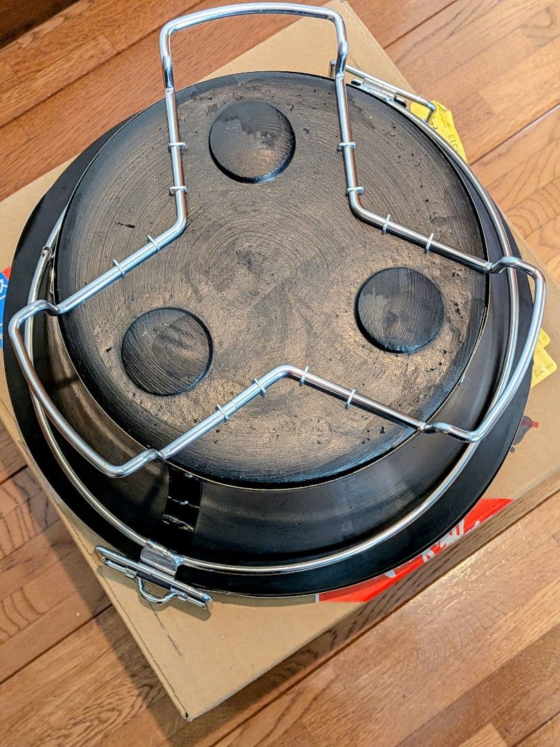 【新品未使用】太成工業 能登 七輪 バーベキューコンロ（大）新型環付 網付