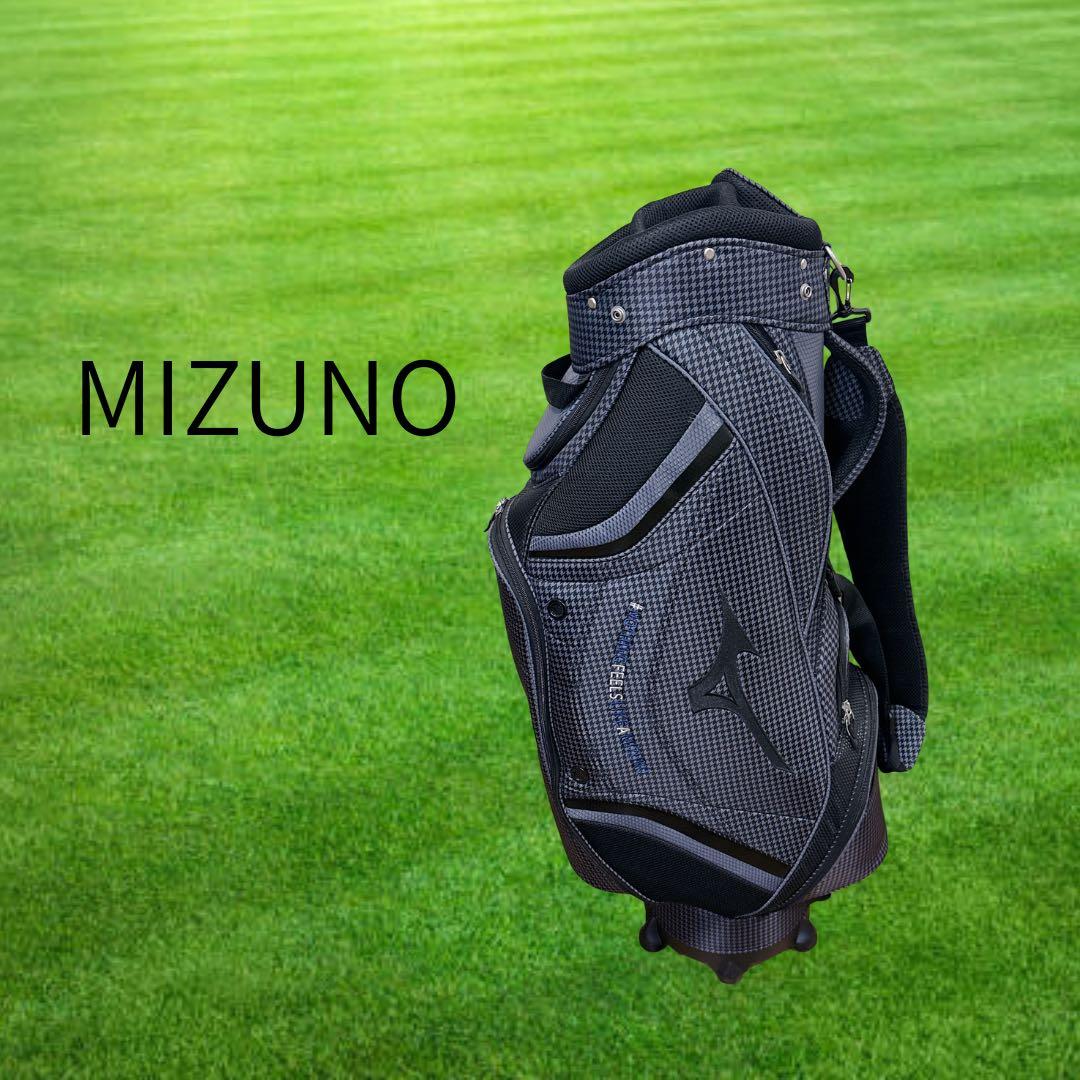K471 MIZUNO NEXLITE チェック柄 キャディバッグ フード無し