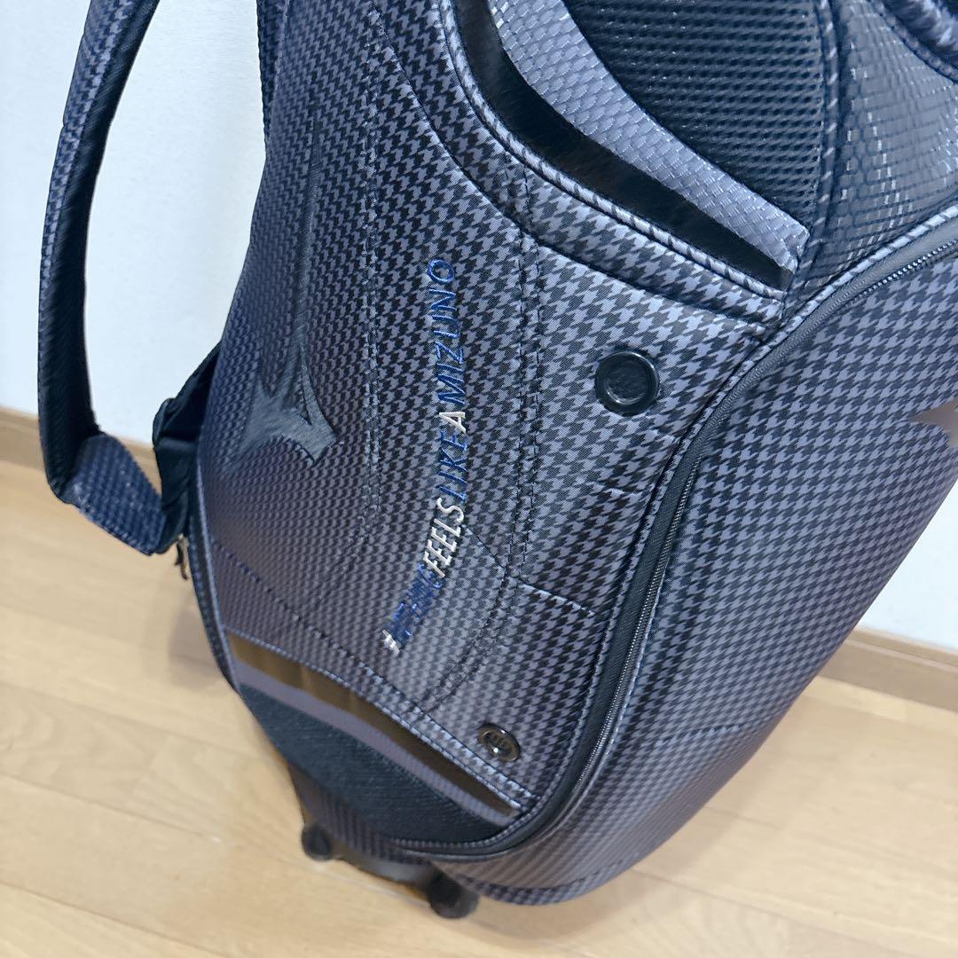 K471 MIZUNO NEXLITE チェック柄 キャディバッグ フード無し