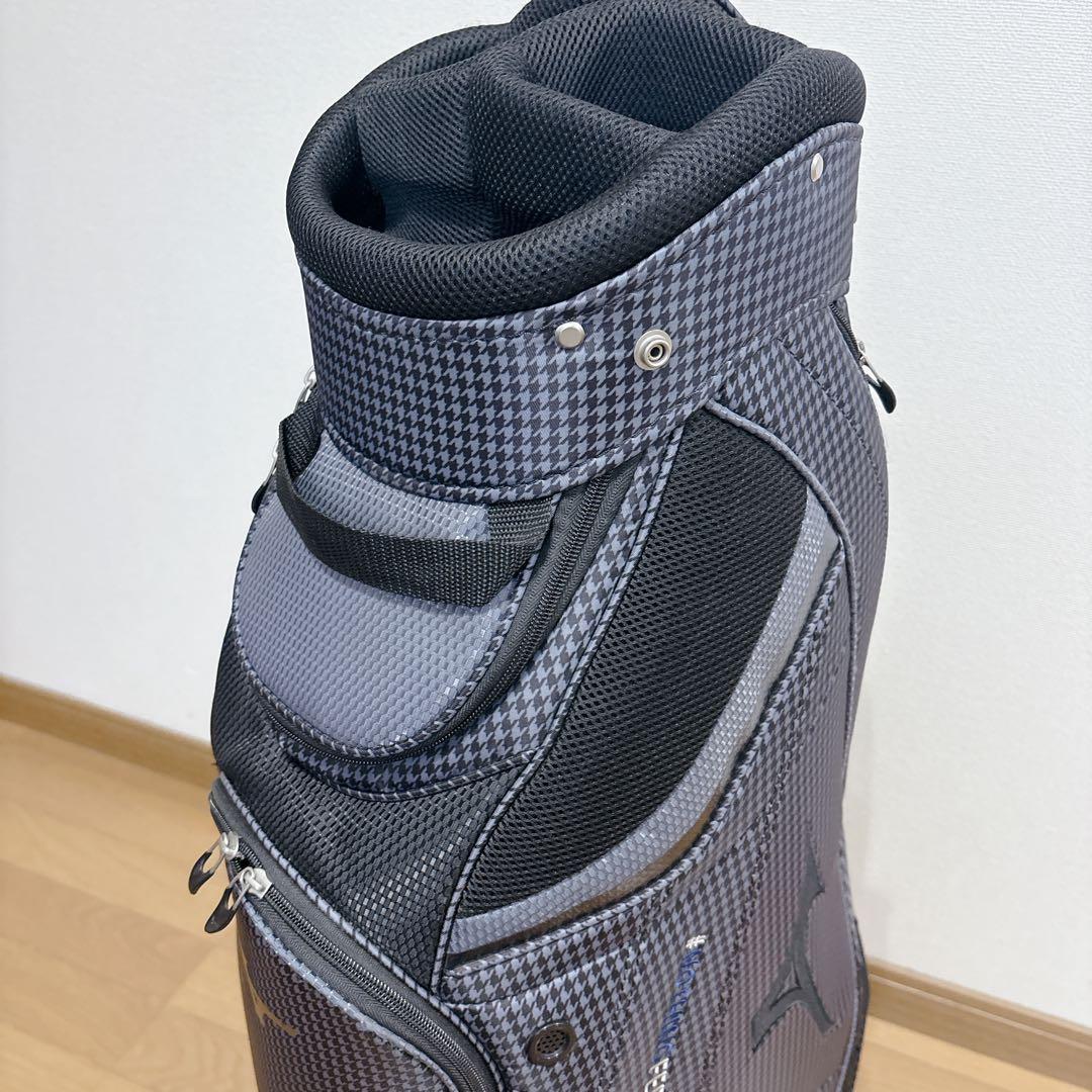K471 MIZUNO NEXLITE チェック柄 キャディバッグ フード無し