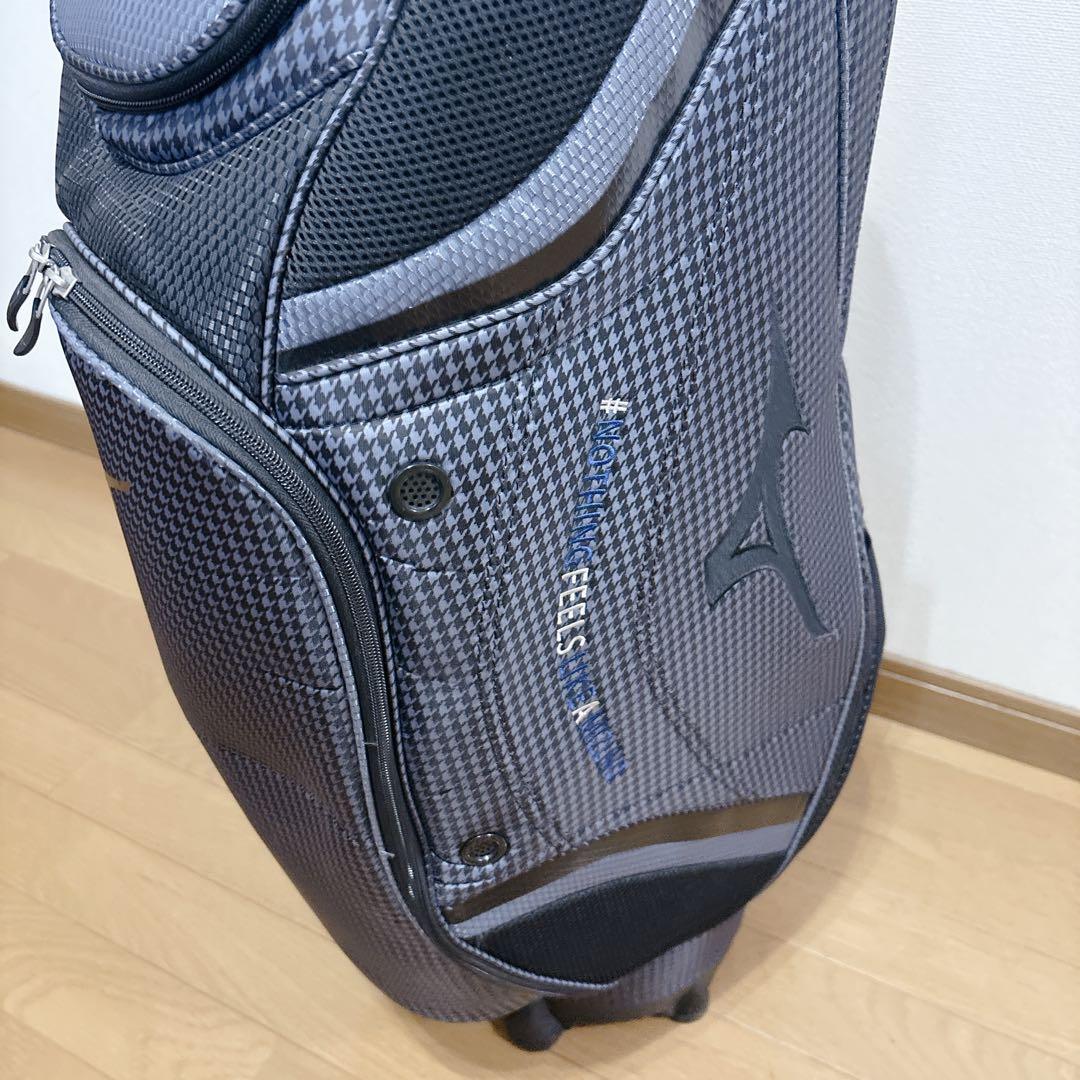 K471 MIZUNO NEXLITE チェック柄 キャディバッグ フード無し