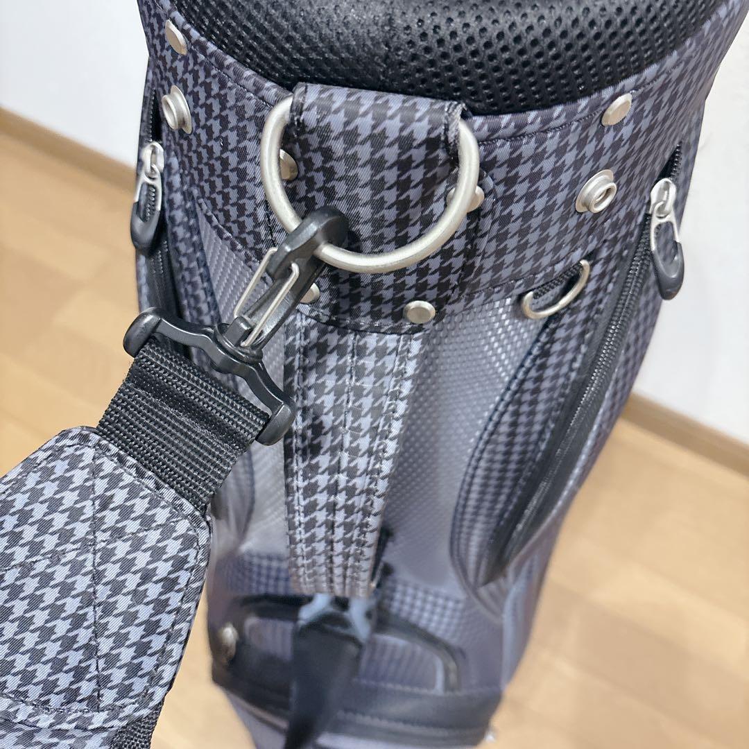 K471 MIZUNO NEXLITE チェック柄 キャディバッグ フード無し