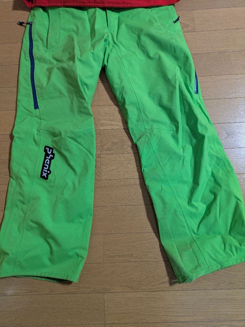 フェニックススキーウェアセット 赤/緑