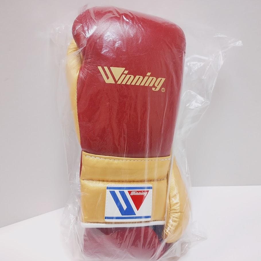 Winning ウイニング ボクシンググローブ 14oz 赤金 別注品③