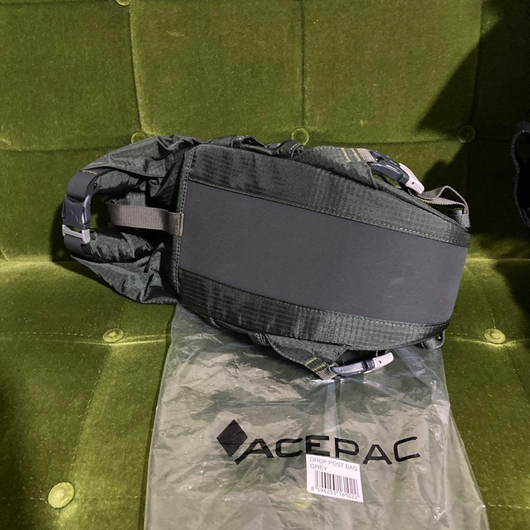 ACEPAC DROP POST BAG グレー　新品未使用