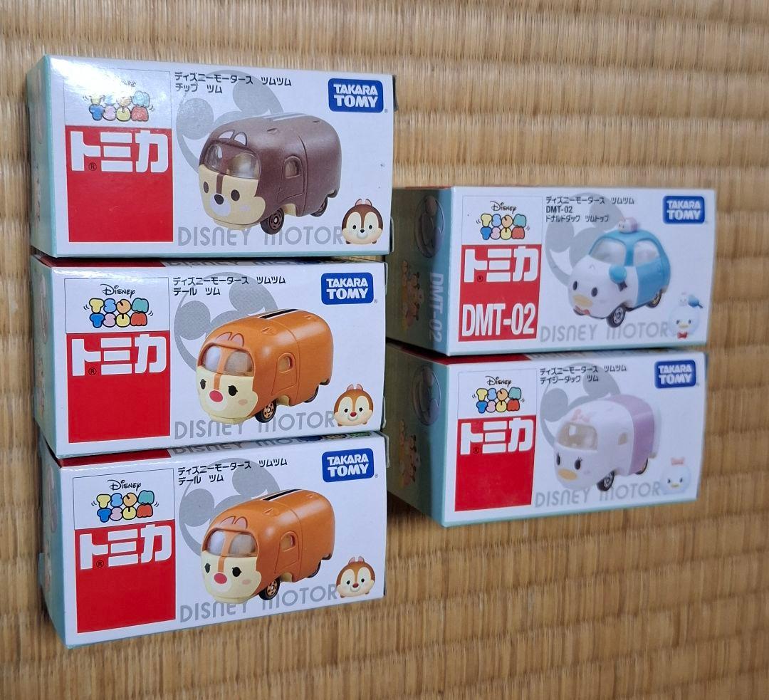 ディズニーモータース　ツムツム　ツムツムキャリー　ツムツムトミカ28台　計28点