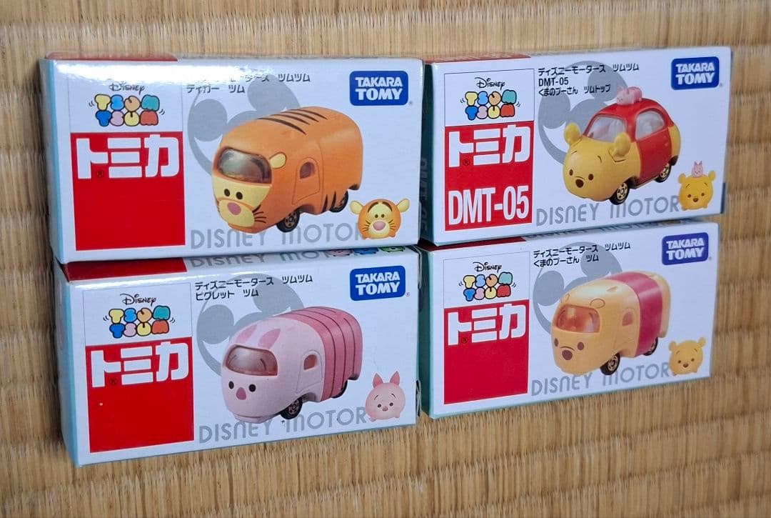 ディズニーモータース　ツムツム　ツムツムキャリー　ツムツムトミカ28台　計28点