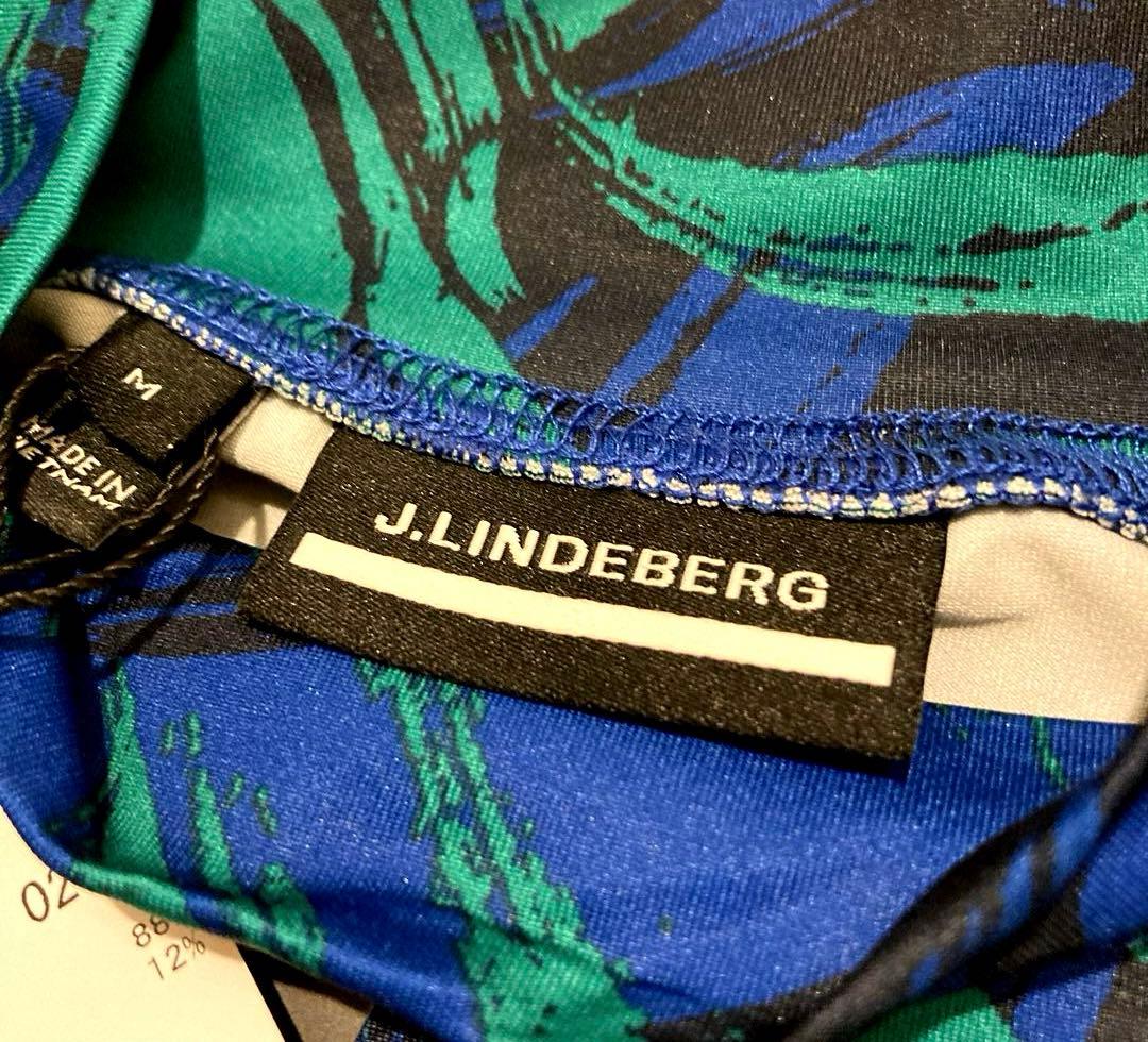 J.LINDEBERG 長袖ハイネックシャツ メンズ ゴルフウェア秋冬用 M新品