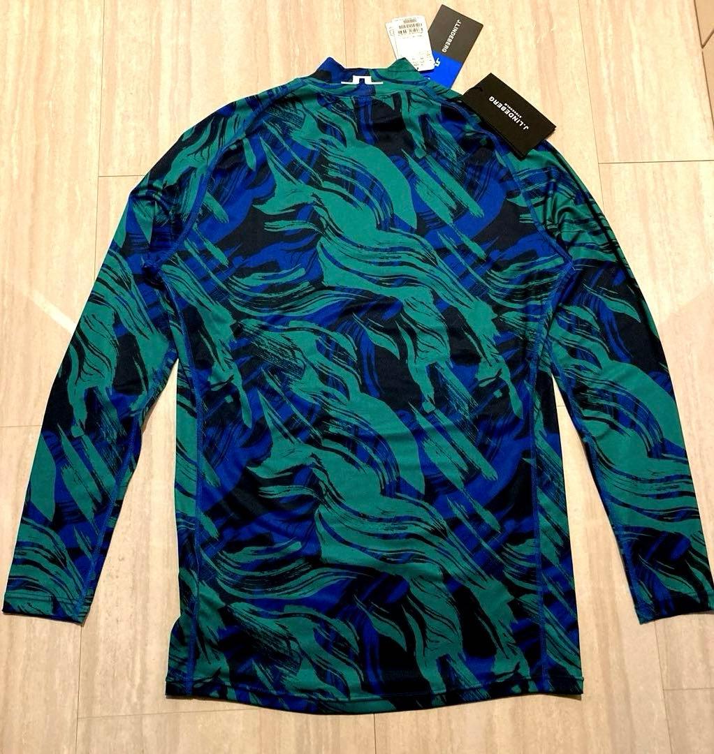 J.LINDEBERG 長袖ハイネックシャツ メンズ ゴルフウェア秋冬用 M新品