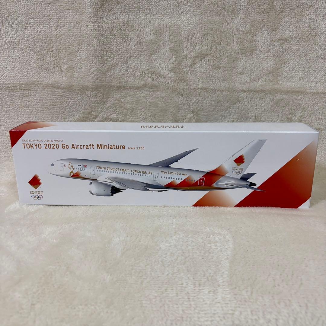 【新品】JAL 日本航空 東京 オリンピック 飛行機模型 1/200 輸送 2