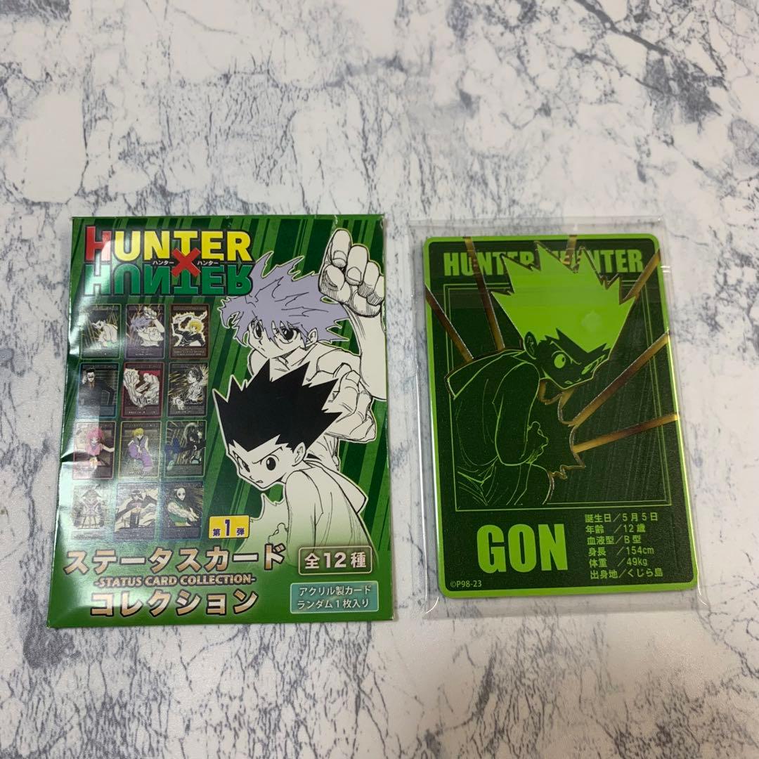ハンターハンター ステータスカード ゴン キルア セット
