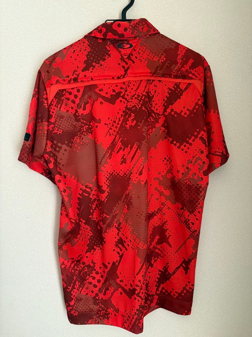 OAKLEY オークリー　ゴルフ　Tシャツ　メンズ　レッド　XL