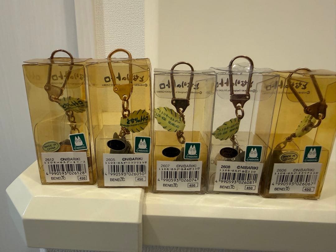 トトロ キーホルダー 5点セット BENELIC レトロ スタジオジブリ 当時物