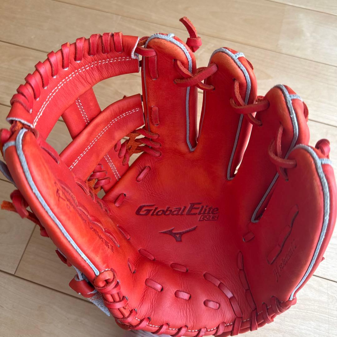 ミズノ　グローバルエリートRG 軟式少年用　野球グローブ