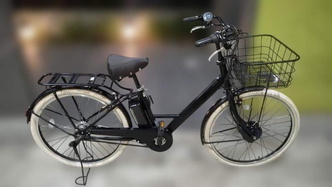 美品　高年式　パナソニック ビビ・SX マットモスグリーン　電動自転車