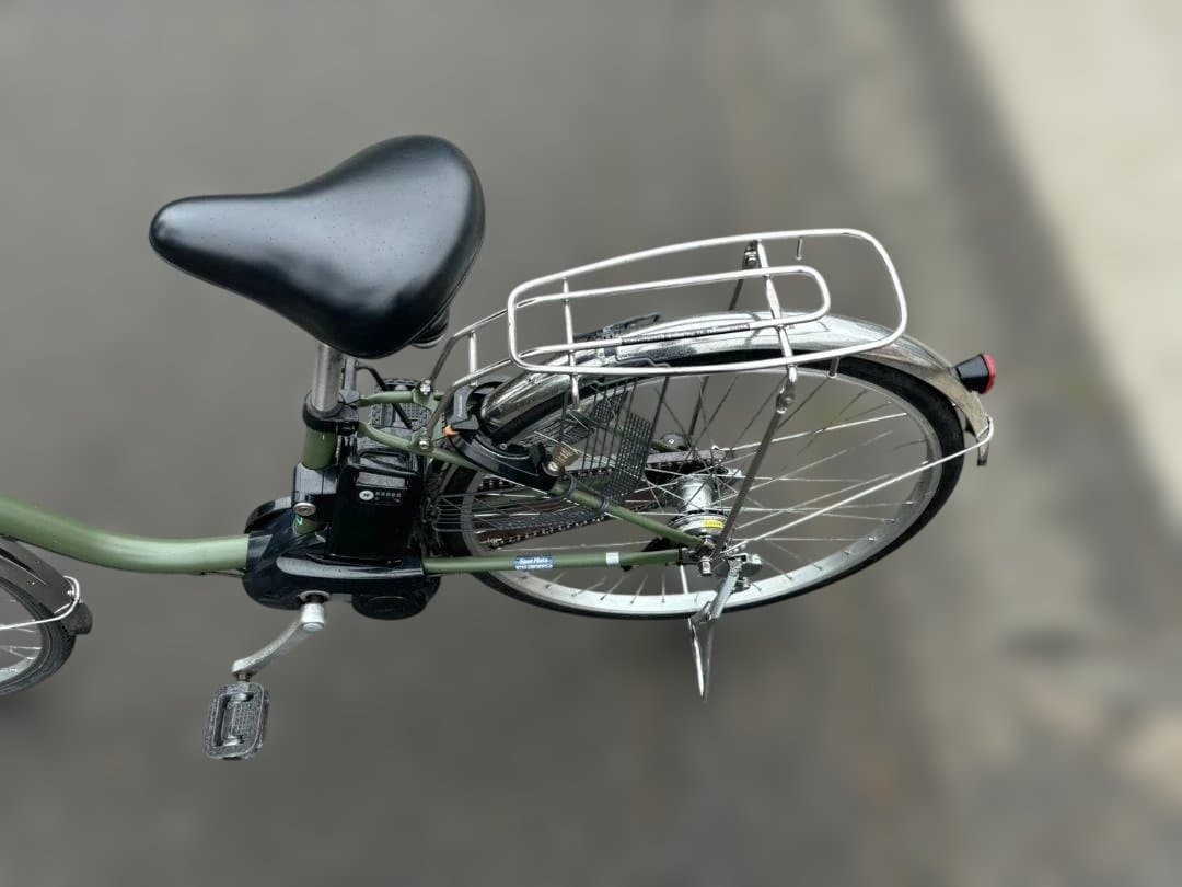 美品　高年式　パナソニック ビビ・SX マットモスグリーン　電動自転車