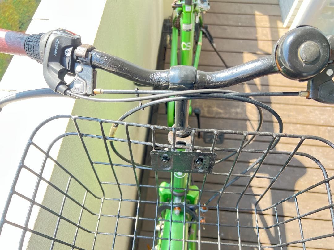 FLUTE CS ２７インチ　６段変速　シティサイクル　グリーン　引取専用