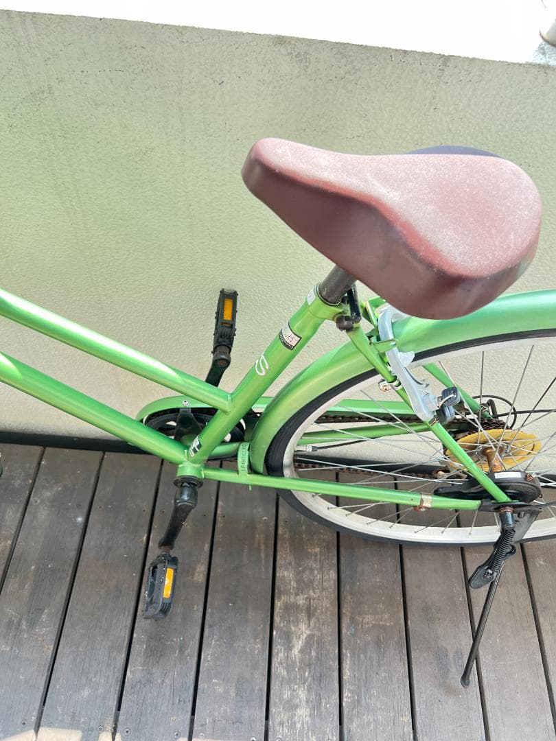 FLUTE CS ２７インチ　６段変速　シティサイクル　グリーン　引取専用