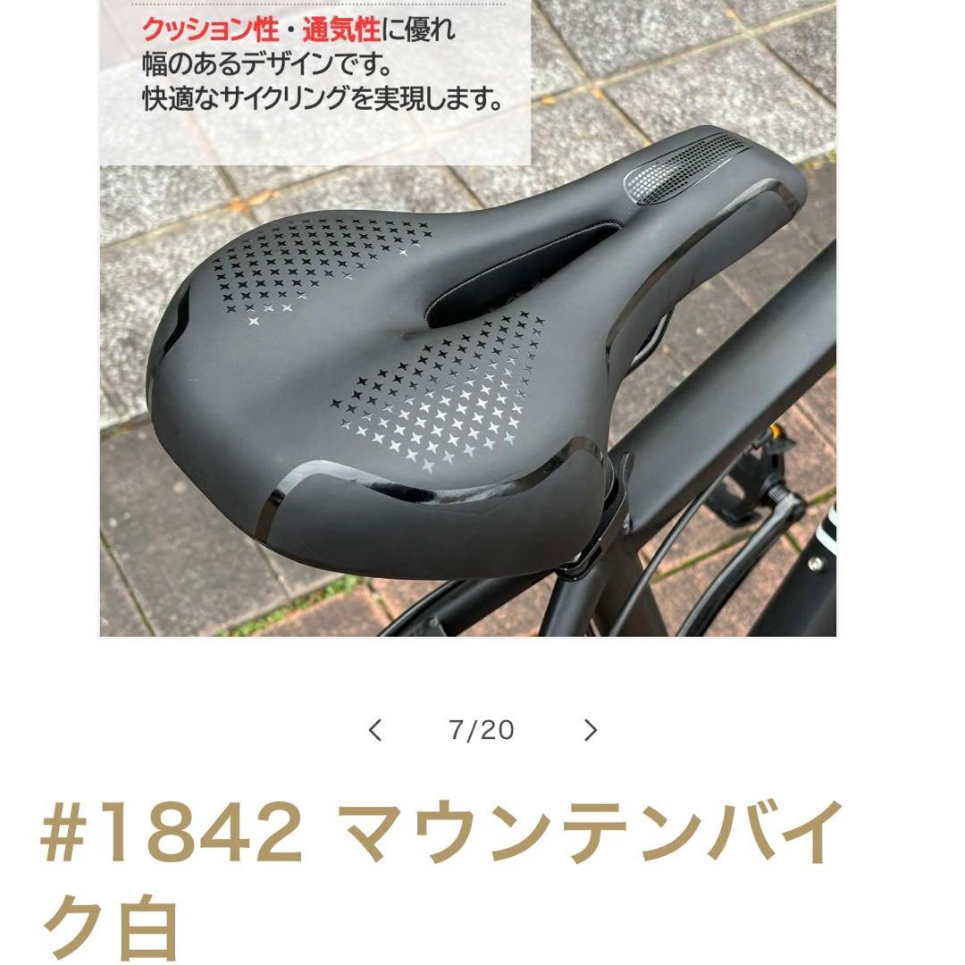 #1842 マウンテンバイク 白 XM-009