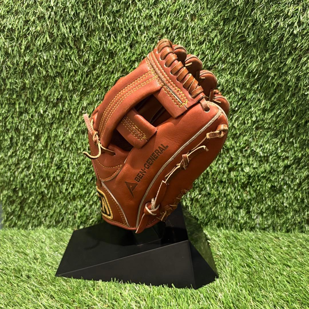 新品未使用　サイン入野球グラブ　グローブ　一般軟式大人用　内野手用　ベン　ben