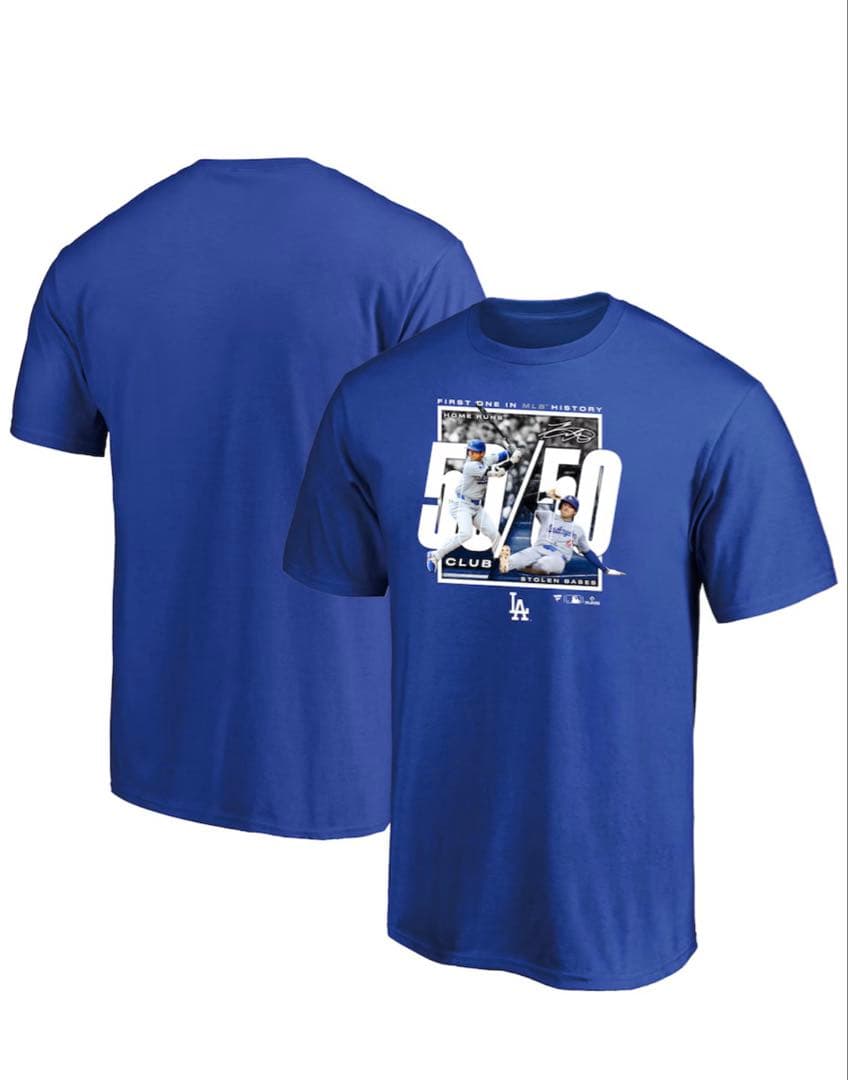 【MLB公式】大谷翔平　50/50記念Tシャツ