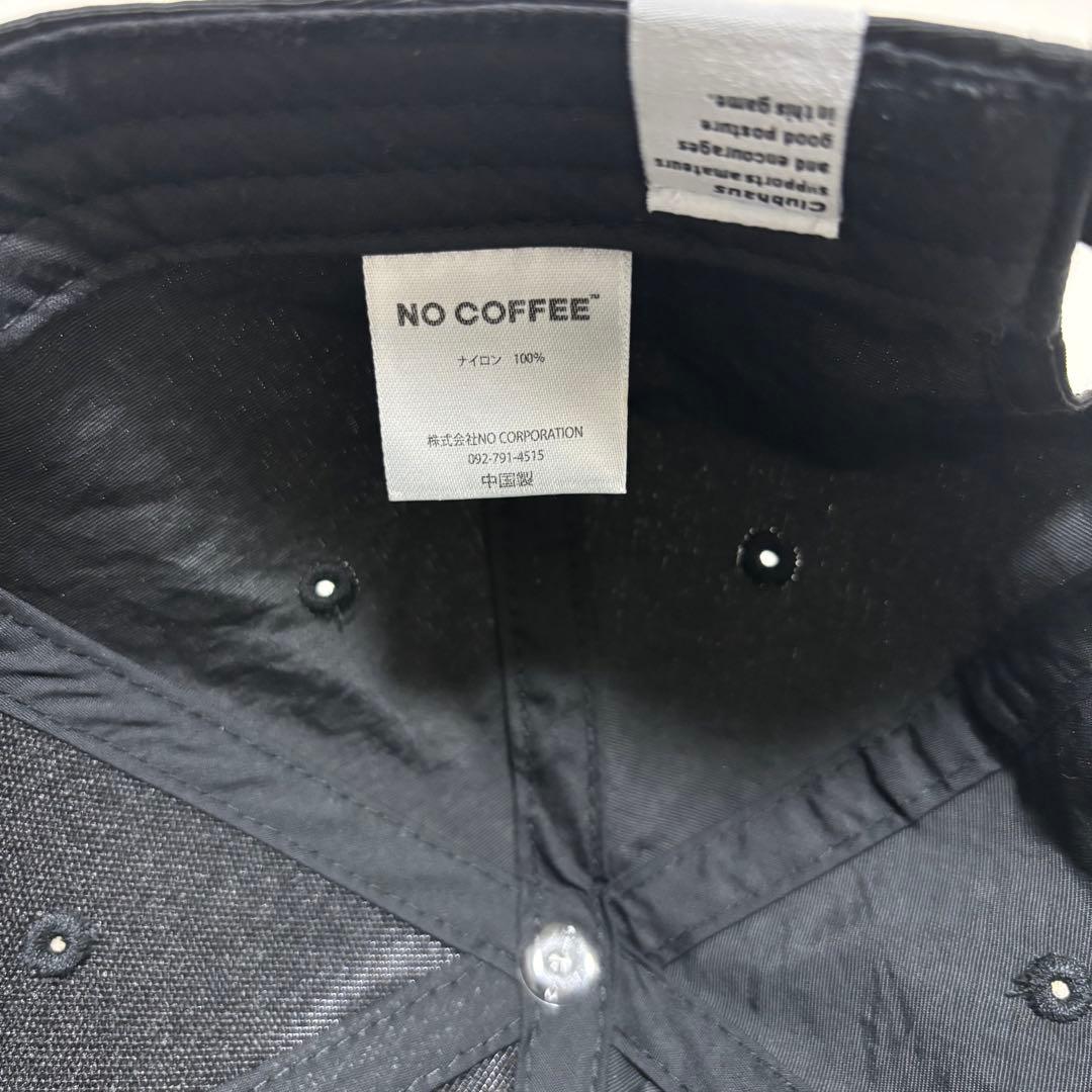 【美品】CLUBHAUS×NO COFFEE キャップ ブラック