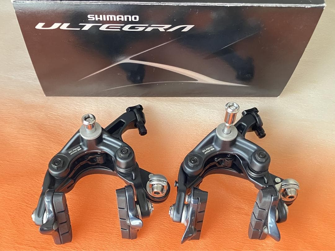 シマノ アルテグラ BR-R8000 前後リムブレーキセット R55C4シュー