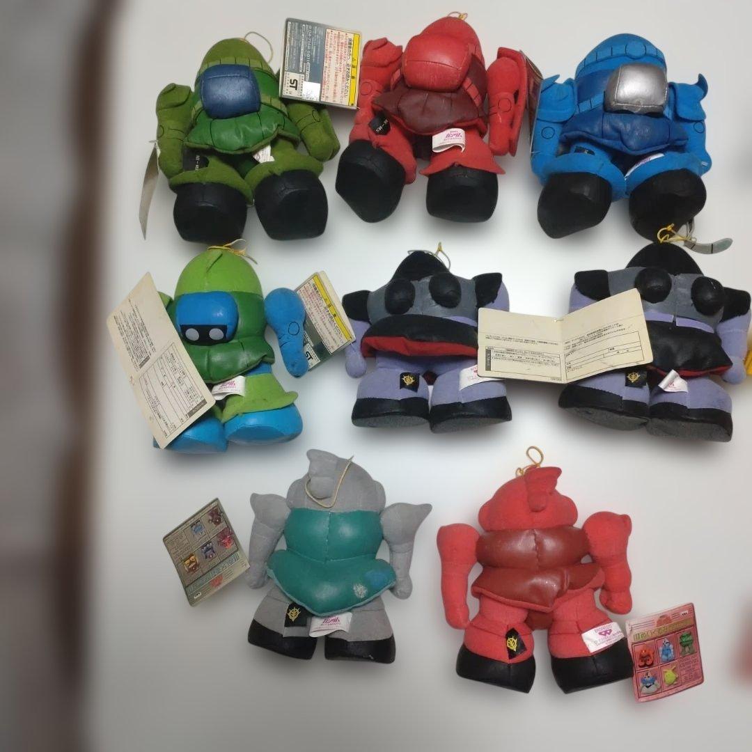 機動戦士ガンダム　ジオンMS　ぬいぐるみ　13個セット