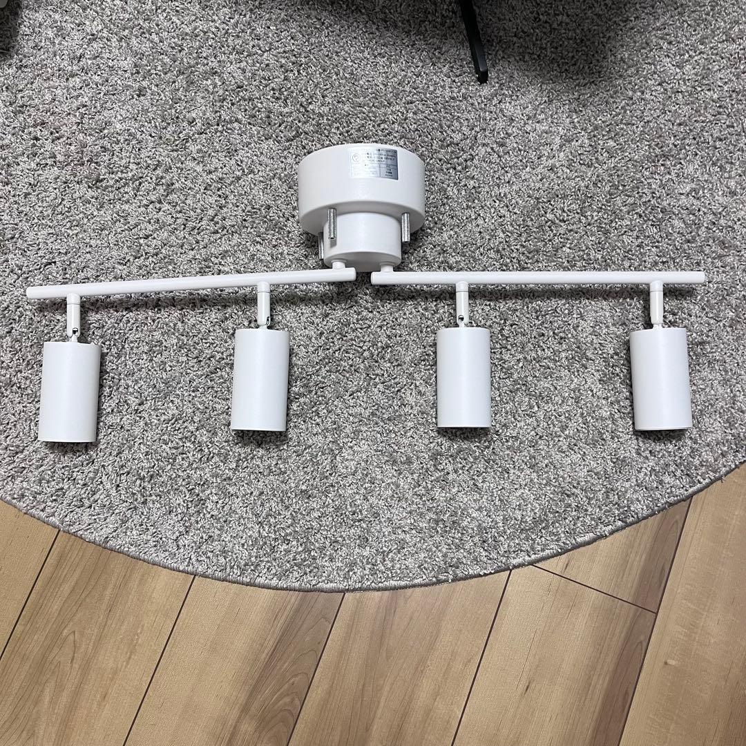 【美品】Pirlamp LEDスポットライト4個セット ダクトレール用