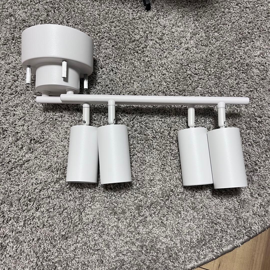 【美品】Pirlamp LEDスポットライト4個セット ダクトレール用