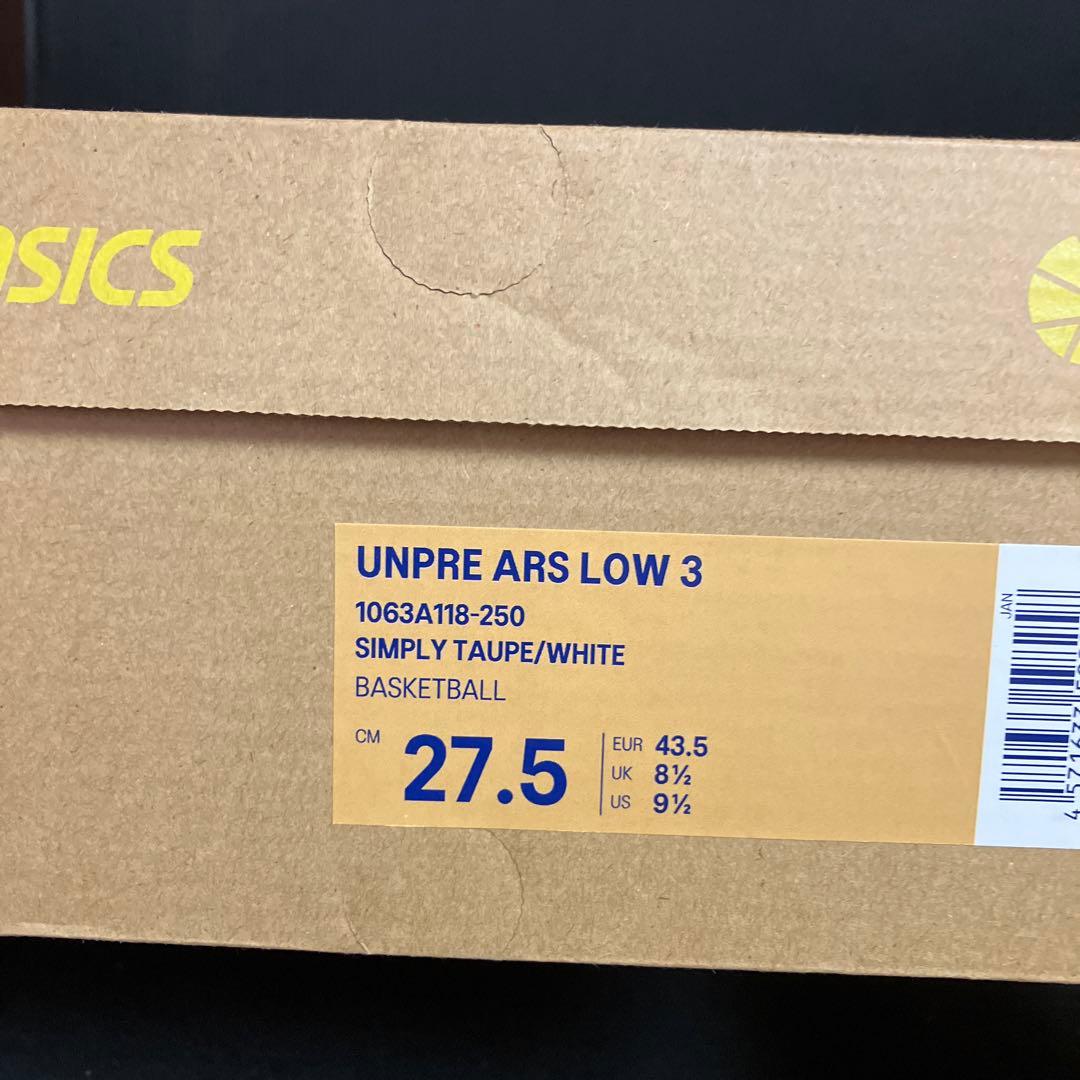 最安値　asics × ballaholic UNPRE ARS LOW 3