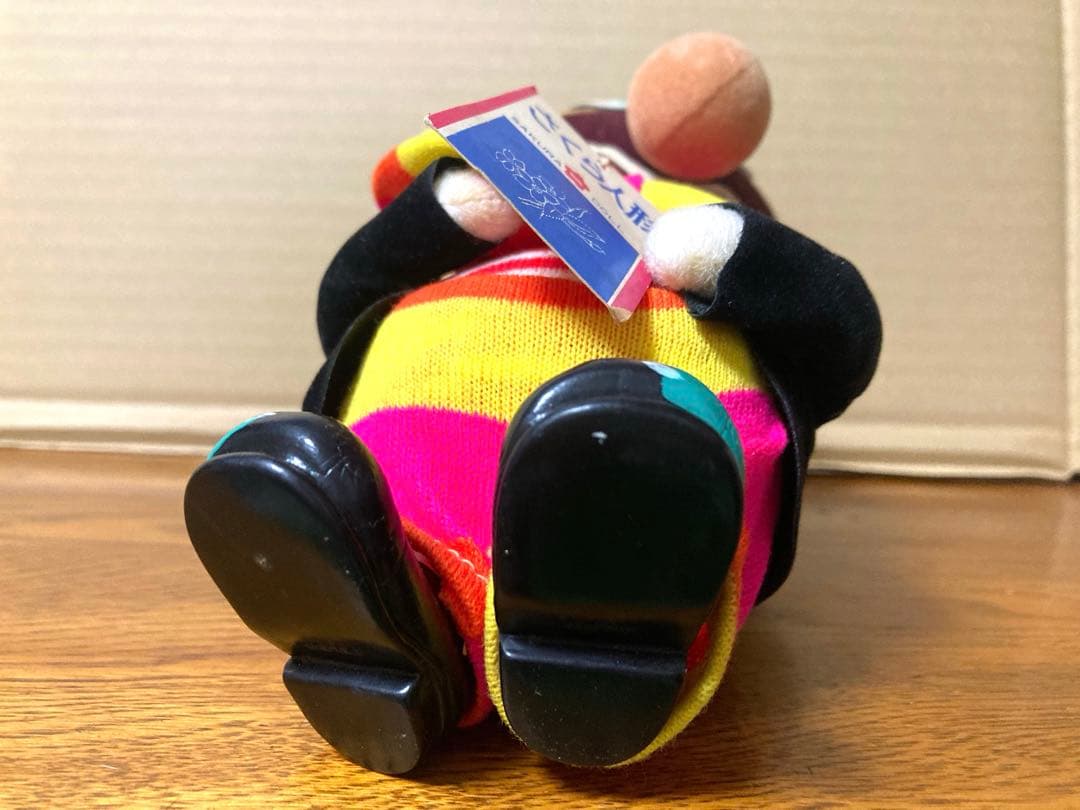 新品 70年代 ビンテージ 日本製 さくら人形 ピエロ サーカス 昭和 当時物