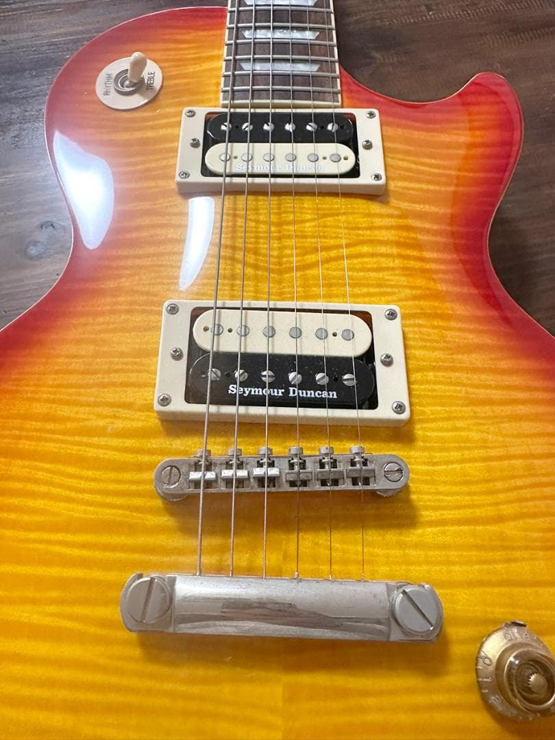 ダンカンPU搭載　Epiphone レスポール エレキギター LESPAUL