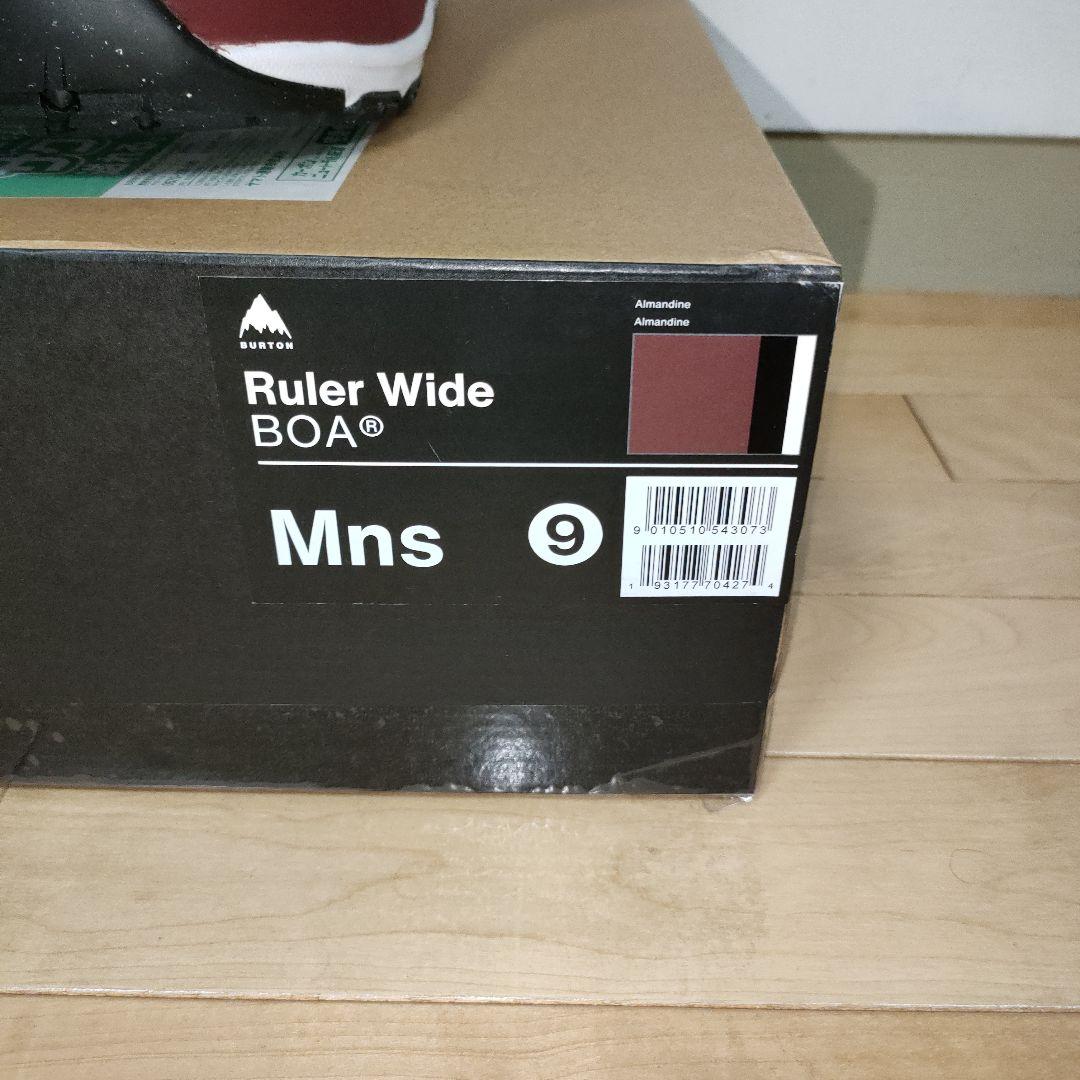 未使用品バートンRuler Wide BOAスノーボードブーツ　サイズ 27cm