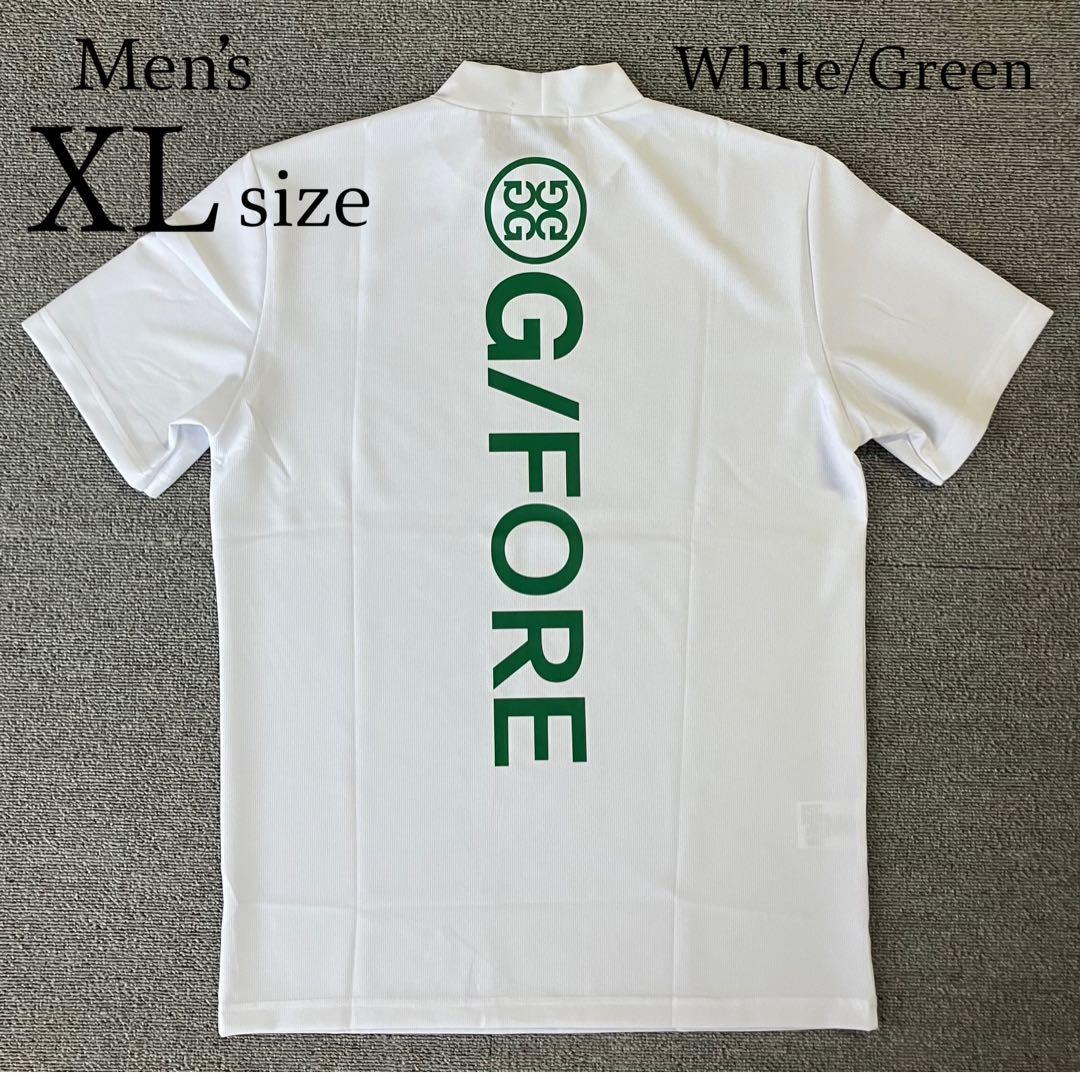 G/FORE ジーフォア XLサイズ モックネックT-シャツ ホワイト