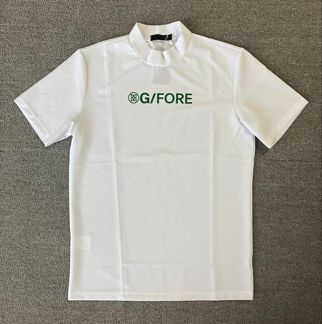 G/FORE ジーフォア XLサイズ モックネックT-シャツ ホワイト