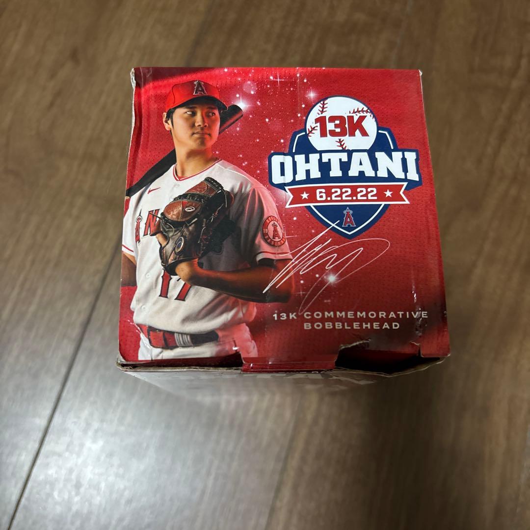 限定配布品 大谷翔平13奪三振メジャー最多新記録記念 ボブルヘッドフィギュア