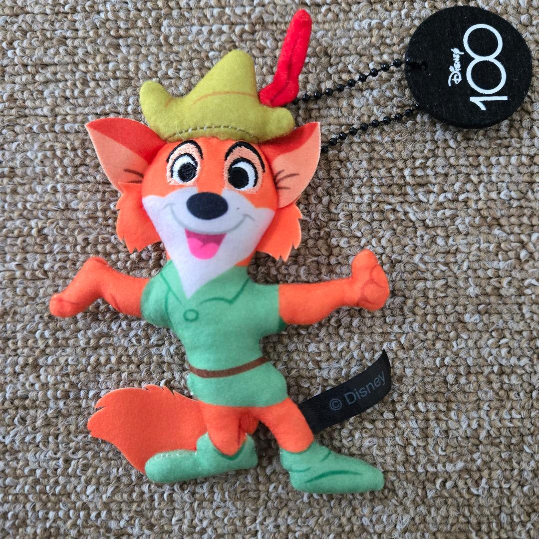 ディズニーストア　ロビンフッド　トートバッグ　キーチェーン　マスコット　ぬい