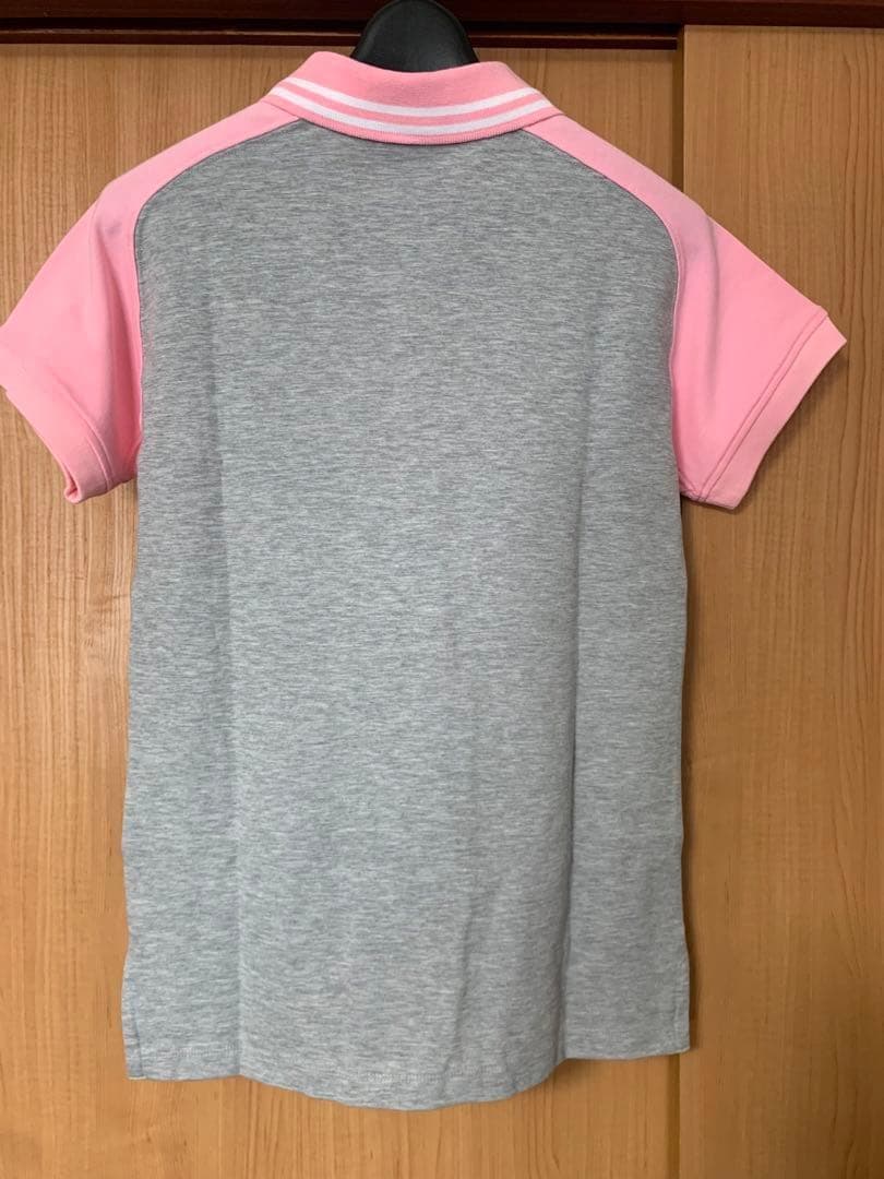 新品　チャンピオン　ゴルフ　ポロシャツ　レディース　グレー　ピンク