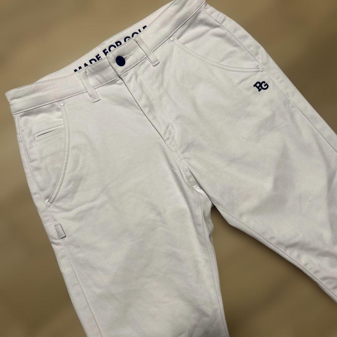 PEARLY GATES パーリーゲイツ ゴルフパンツ ホワイト　ゴルフウェア