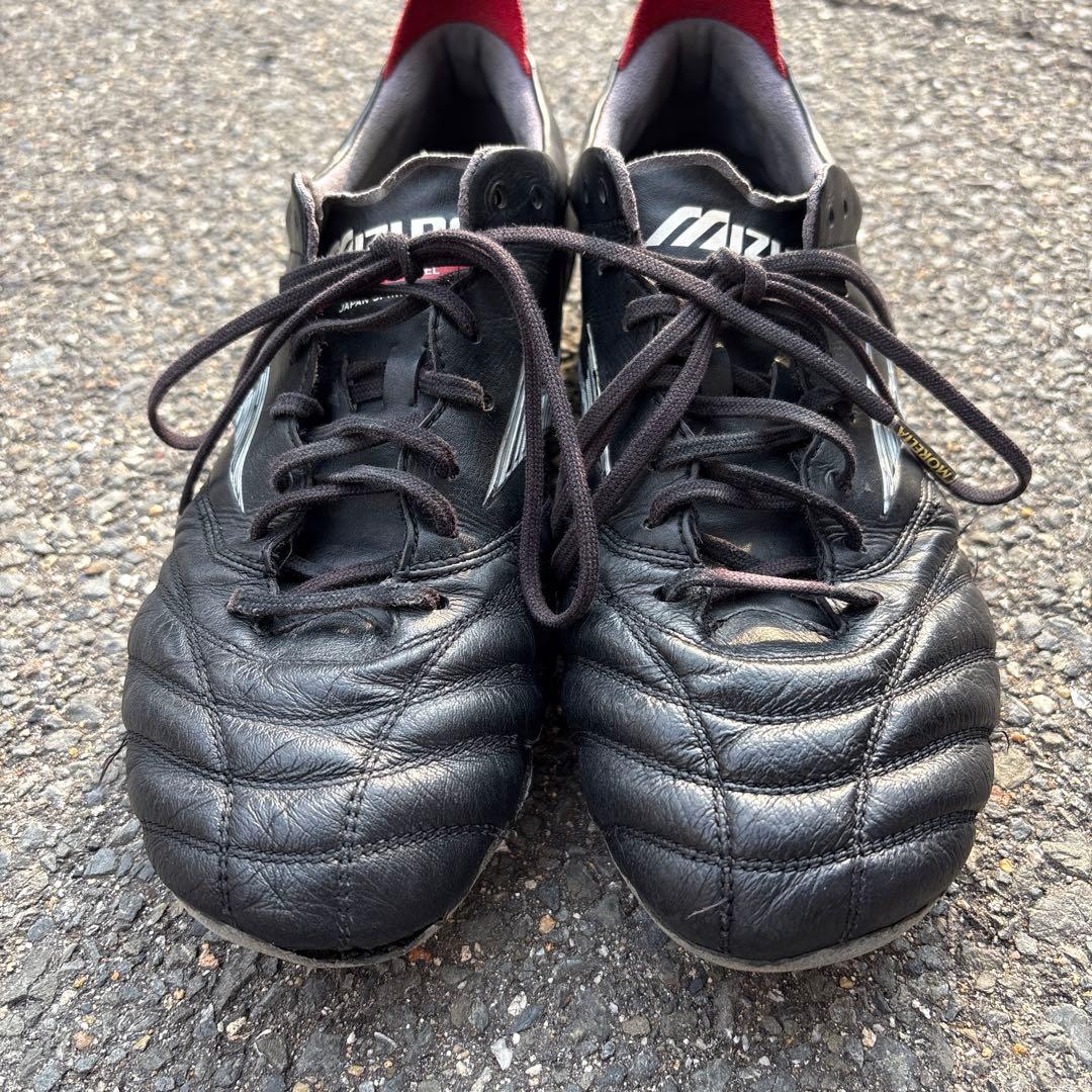 Mizuno Morelia Neo4サッカーシューズ ブラック/レッド