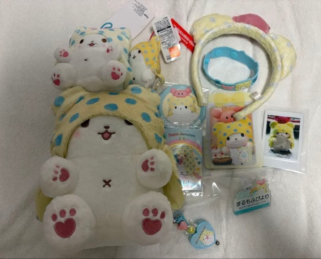 まるもふびより　ぬいぐるみ　マスコット　チェキ
