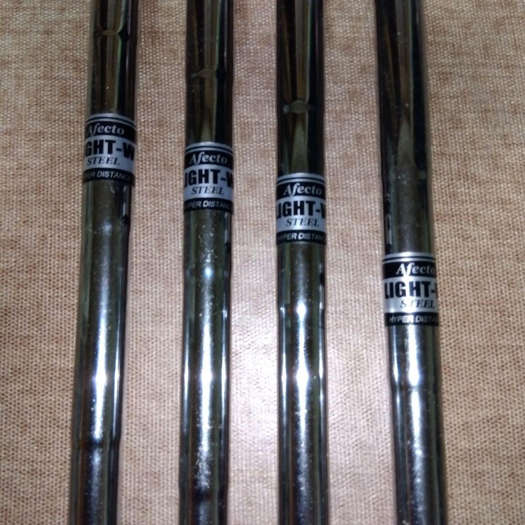 Afecto LIGHT- W アイアン　７～９,ＰW　４本【Ｓ】