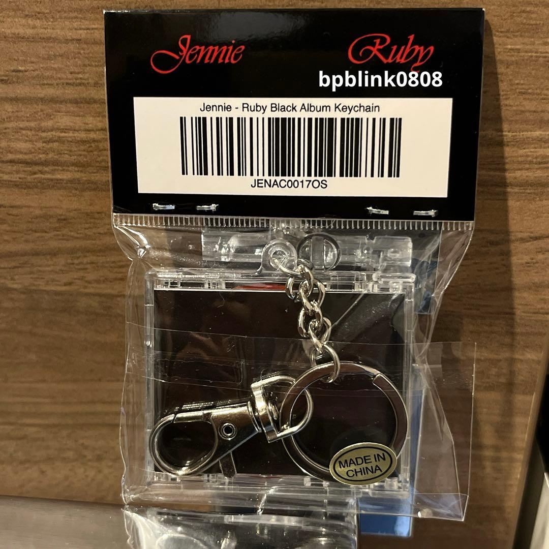 JENNIE Ruby Black Album Keychain キーホルダー